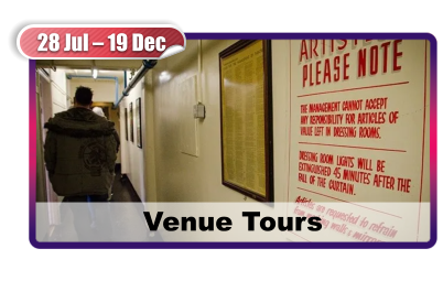 28 Jul – 19 Dec Venue Tours