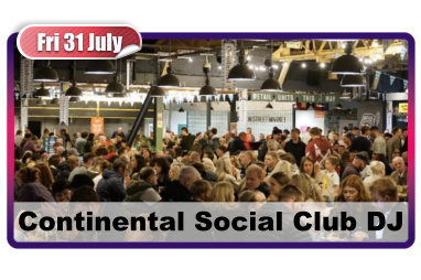 Fri 31 July Continental Social Club DJ