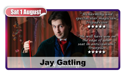 Sat 1 August Jay Gatling