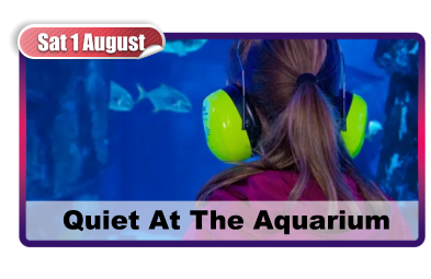 Sat 1 August  Quiet At The Aquarium