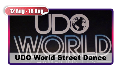 12 Aug - 16 Aug UDO World Street Dance