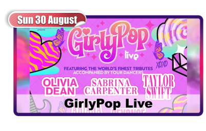 Sun 30 August GirlyPop Live