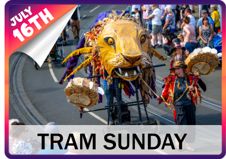 TRAM SUNDAY  16TH JULY