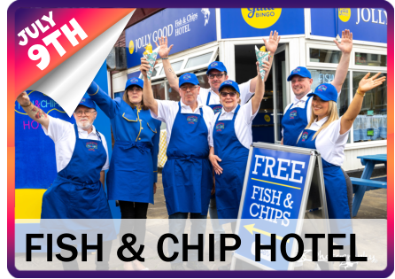 RNLI DAY 15TH JULY FISH & CHIP HOTEL 9TH JULY