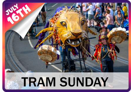 TRAM SUNDAY  16TH JULY