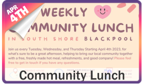 Community Lunch 4th APR